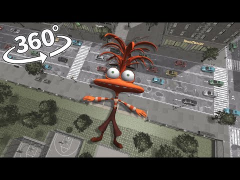 Inside Out Anxiety appear in the city! 360˚ VR