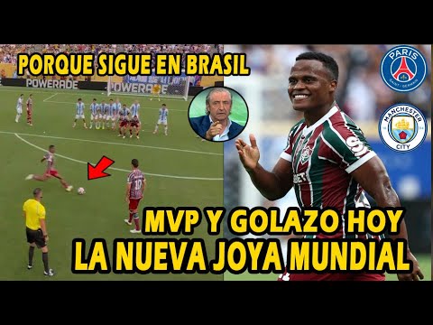 EL MUNDO IMPRESIONADO CON JHON ARIAS  GOLAZO FLUMINENCE HOY EUROPA SE LO LLEVARA