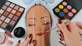 ASMR Makeup on Zucchini (No Talking)
