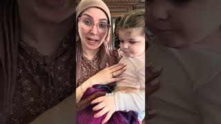 Babywearing before a nap #babywearing #wovenwrap #momlife