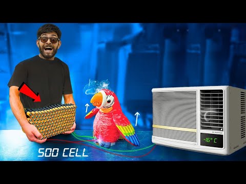 We Increased The Power Of Toys By 100 Times - Can 500 Cell run AC?