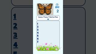 Only Real Nature Lovers Know All 7 🦋 | Butterfly Quiz
