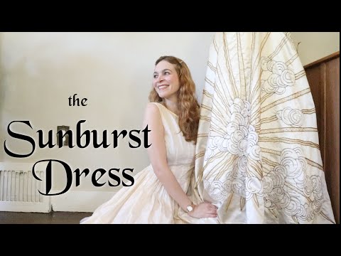 Recreating the House of Worth : Sunburst Dress Part 1