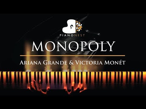 Ariana Grande and Victoria Monét – MONOPOLY – Piano Karaoke / Sing Along Cover with Lyrics