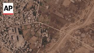 YouTube video thumbnail: Israel Is Building a Miles-Long Earthen Barrier Inside Gaza