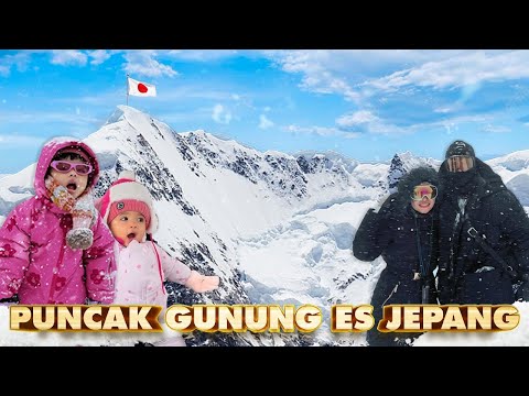 24 JAM AMEENA AZURA MAIN SALJU Di Puncak Gunung Es JEPANG !!