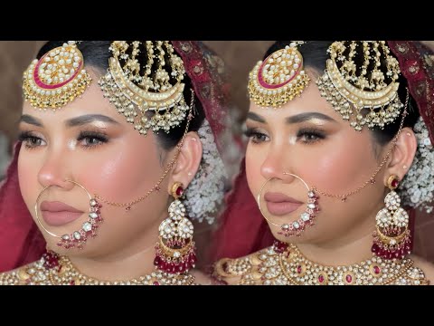 Step by step Bridal Makeup Tutorial 😍by @Manveenmakeovers | #makeup #makeuptutorial #bridal makeup