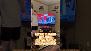 Browns fan reacts to drafting LB Carson Schwesinger 💪🏻🐶 #Browns #Draft #CarsonSchwesinger #NFL