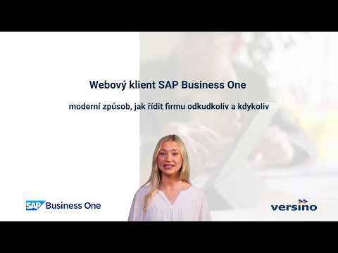 Webový klient a Web Analytics v SAP Business One