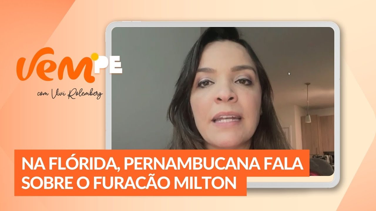 Na Flórida, a jornalista Lorena Gomes Flórida fala sobre o furacão Milton