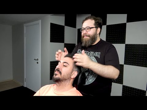 ARE YOU READY TO BE WITH LUNATIC BARBER??? ASMR Head Massage Face Massage Body Massage