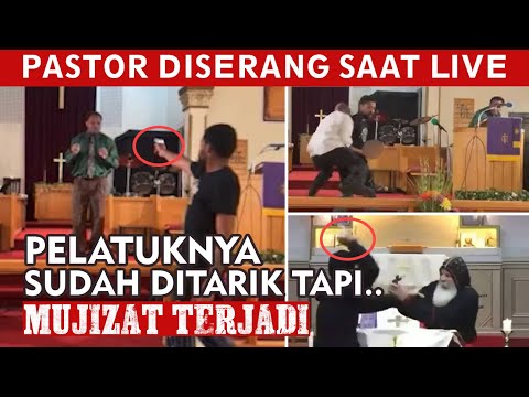 Sedang Live di GEREJA: Pendeta Diserang, Tapi Diselamatkan TUHAN
