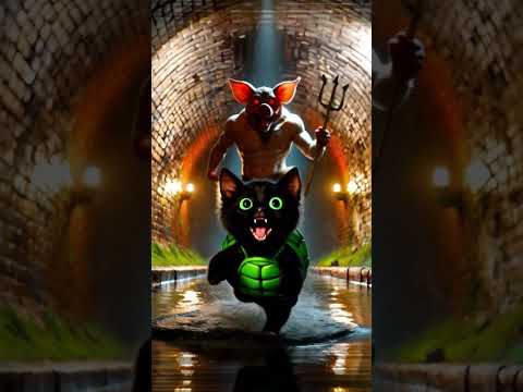 Kitten Devours The Whole Chicken #Cute #AI #Pets #CatLovers #catart