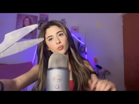 ASMR en español te corto las malas vibras Mouth sounds👄