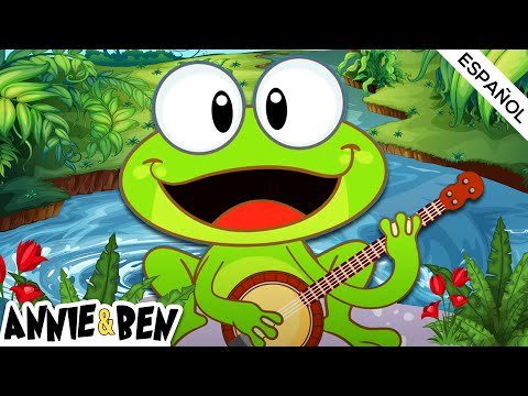 La Ranita Pequeña Durmiente 🐸 | Música para niños | Canción de animales | Annie y Ben