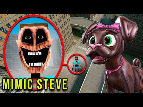 Drone Catches MIMICER STEVE in the CITY...(*SCARY*)