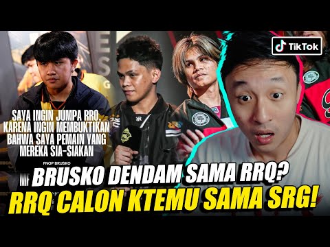 BRUSKO DENDAM SAMA RRQ? RRQ CALON KTEMU SAMA SRG! REACTION TIKTOK MOBILE LEGEND!