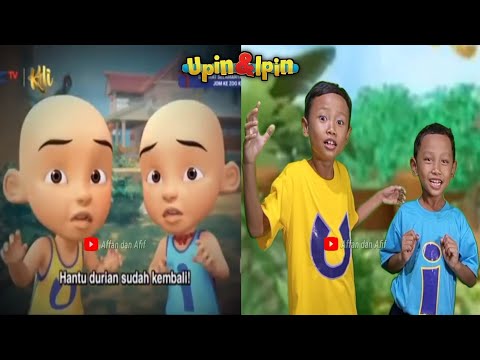 Upin Ipin takut ada Hantu Durian || Kompilasi tiru aksi Upin Ipin