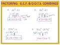 Factoring Expressions and GCF