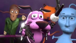 When Courage The Cowardly Dog Makes A Rap Song (Animated Parody)