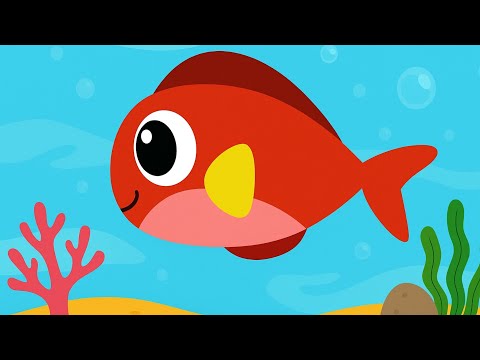 Kırmızı Balık - Bebek Şarkısı - Renkleri Öğreniyorum