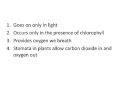 Cellular Respiration and Photosynthesis Concepts
