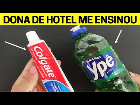 Misture CREME DENTAL no DETERGENTE!! Você Não Vai Acreditar no que ACONTECERÁ é INCRÍVEL♥ 😱😍