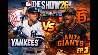 Yankees vs Giants Franchise Mode MLB The Show 26 EP.3