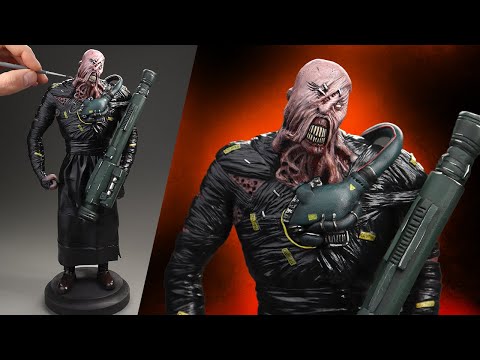 Sculpting the Ultimate Video Game Villain: NEMESIS from Resident Evil!