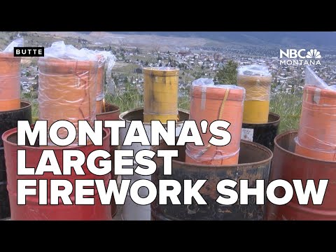 YouTube video thumbnail: Butte Fireworks Show Is Largest in Montana
