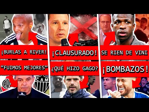 BURLAS a RIVER por LIBERTADORES+ CLAUSURAN el MONUMENTAL+ RODRI se rie de VINICIUS+ GAGO cambia BOCA