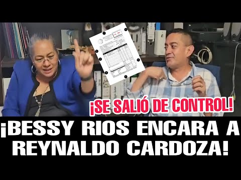 Bessy Rios encara a Reynaldo Cardoza quien asegura son los más transparentes con la deuda política