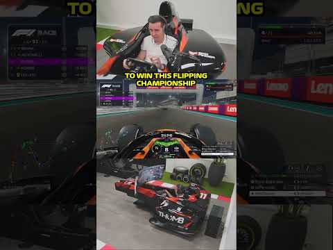 When you need P2 to win the F1 championship