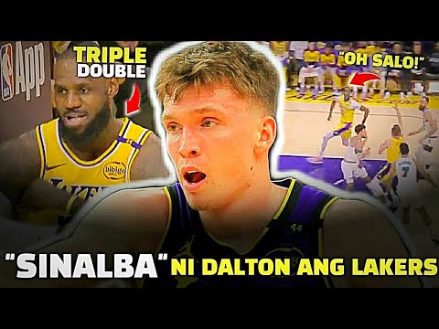 "SINALBA" NI DALTON ANG LAKERS! | LEBRON, TRIPLE-DOUBLE PERFORMANCE ULIT