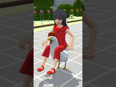 duduk di atas ayam?#sakuraschoolsimulator #video #sorts #viral