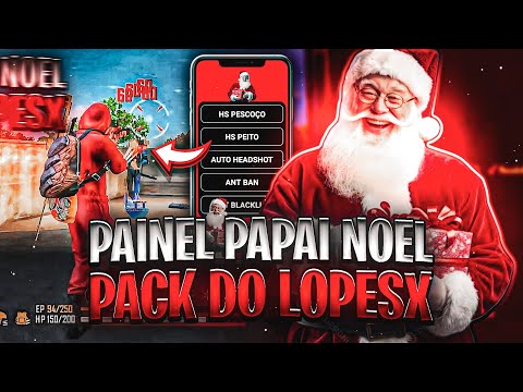 ESPECIAL DE NATAL 📲🧑🏼‍🎄 PAINEL DO PAPAI NOEL FLUTUANTE E PACK LOPESX!