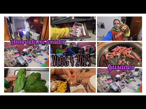 Vlog 5 2025 Depurando maquillaje 💄 armando tocador + huelen muy feo // Sara dice