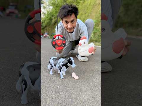 Egg Wala Chicken and Remote Control Cow unboxing🔥