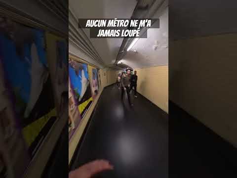 Paris Pingoo Subway Slide #shorts #youtube #parkour #stuntman #paris #slide #pov #insta360 #storror