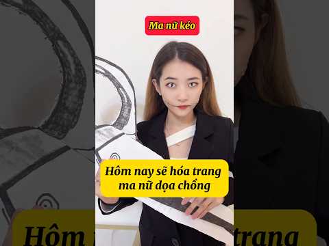 Gia Đình Bất Ổn Vì Cô Vợ Hóa Trang Ma Nữ Kéo Dọa Chồng Khóc Ngất! #Shorts #review