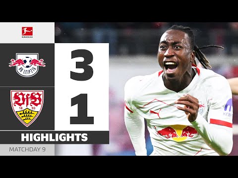Diomande & Co. On A MISSION! | RB LEIPZIG - VFB STUTTGART | Highlights | Matchday 9 – Bundesliga thumbnail