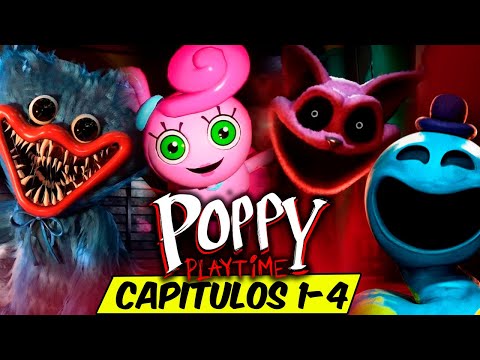 Paso TODO Poppy Playtime En Un Solo Video | Capitulos 1 al 4 COMPLETO