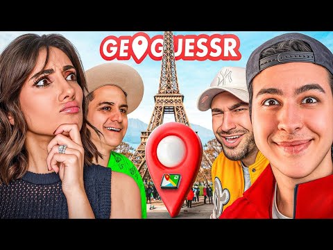 مسابقه قرن با صدف بیوتی و علی و سلطان تقلب عمولیپی! کی میبره؟  😂📍 GeoGuessr