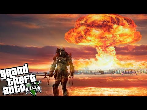 PREDATOR LANZA LA BOMBA NUCLEAR | NUEVOS PODERES | GTA 5 MOD PREDATOR