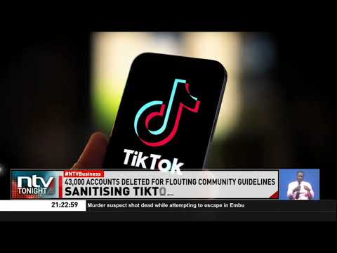 YouTube video thumbnail: Tiktok Deletes Over 450,000 Videos and 43,000 Accounts in Kenya