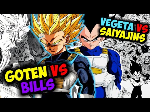 Goten desperta sua FÚRIA e ATACA BILLS! Vegeta DERROTA TODOS os SAIYAJINS do universo 6 - KAKUMEI 3