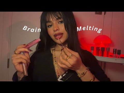 ASMR~ Brain Melting Lipgloss Shop Roleplay (tapping, lipgloss pumping, mouth sounds & whispers)