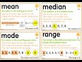 Exploring Mean, Median, Mode, and Range