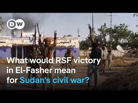 YouTube video thumbnail:  Sudan's Paramilitary Rapid Support Forces Claim Capture of El-Fasher