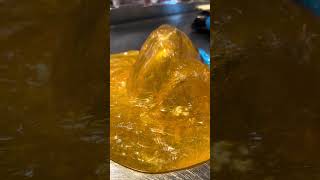 Close up on how to make candy bubbles 🫧